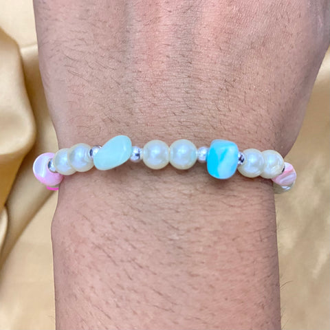 Adjustable Pearl Beads Bracelet