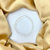 Shiny Stretchable Glass Beads Bracelet (6mm Beads)