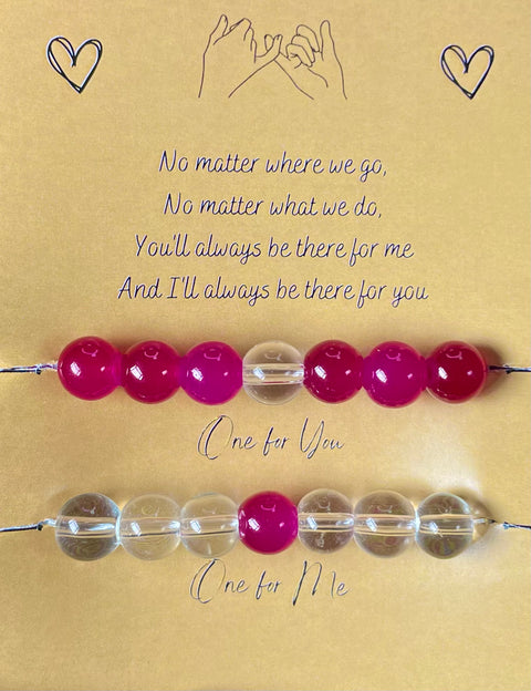 Adjustable,High Quality, Couple Stretchable ,Glass Beads