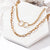 High Quality Double Ring Layered Necklace