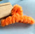 High Quality Orange Fluffy Furry Hair Clutcher
