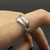 Adjustable Silver Hug Ring