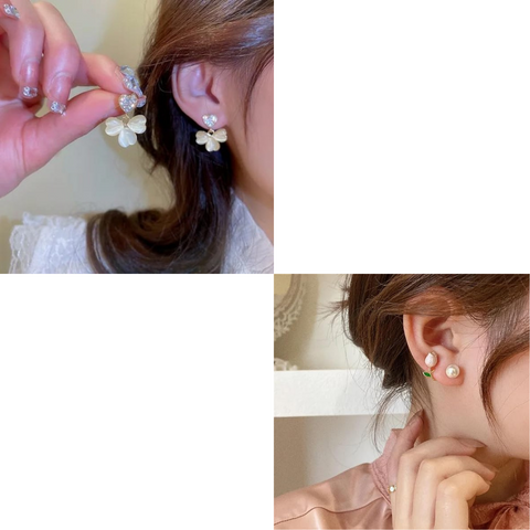 korean earrings, korean drama earrings, korean style earrings, korean drop earrings, kdrama earrings, korean fashion earrings, korean pearl earrings