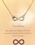Oralia Golden Infinity & Double Ring Necklace Combo