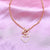 Golden Heart Single Chain Necklace