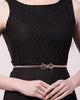 Golden Women's Stretchy Belt