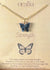 Black & White Butterfly Necklace and Bracelet Combo | Perfect For Dailywear