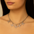 Silver Slim Chain Necklace With Hanging Dragonfly Charm