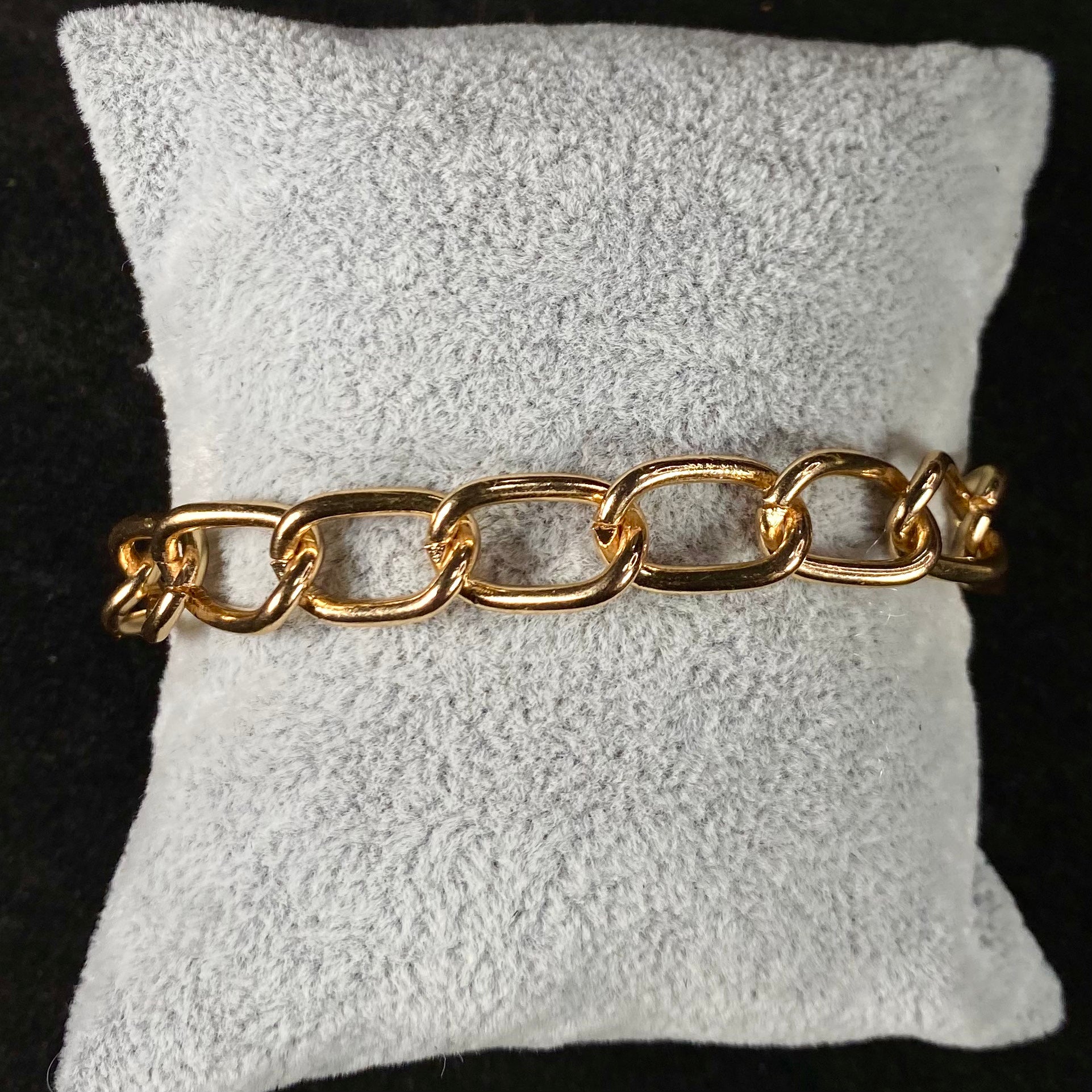 Antique Victorian Niello 800 Silver Rose Gold Gilt Chain Bracelet, - Ruby  Lane