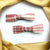 High Quality Red Check Print Bows Alligator Clip Pair