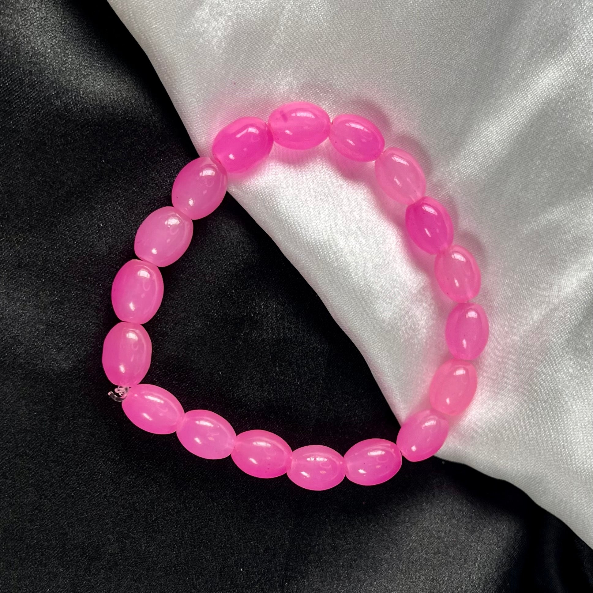 Crus Turquoise & Hot Pink Beaded Friendship Bracelet