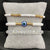 High Quality Adjustable Set Of 3 White Bracelet Combo With Evil Eye