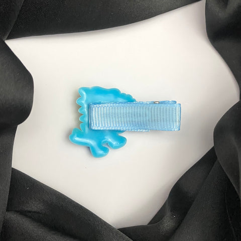 Blue Quirky Designed Hair Clip