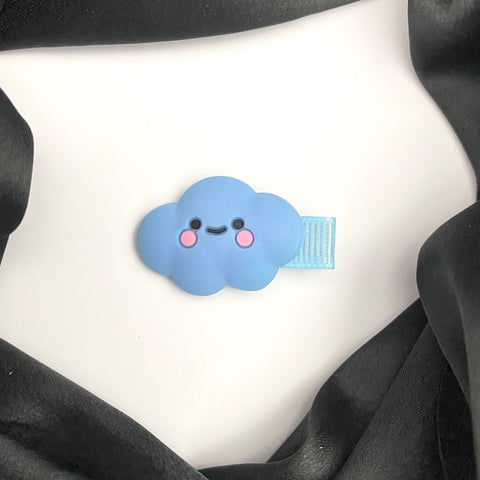 Blue Quirky Designed Hair Clip