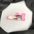 Pink Bow Designed Hair Clip