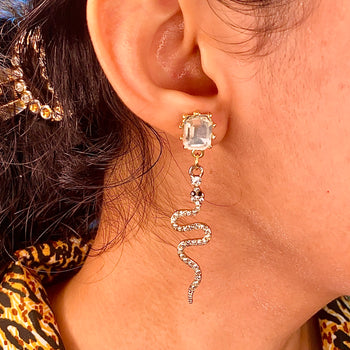 Trendy Snake Drop Dangle Earrings