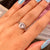 Silver Heart Shape Friendship Copper Ring