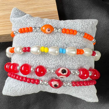 High-quality Evil Eye Bracelet Combo Perfect For Daily Wear