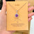 Premium Round Shape Lavender Stone Necklace With Stainless Steel Chain