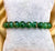 Green Tie-Dye Beads Bracelet