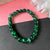 High Quality Green Tie-Dye Stretchy Bracelet
