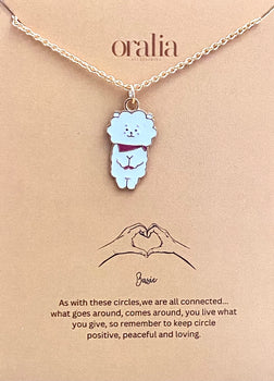 Waterproof Cute BTS Character Charm Necklace