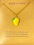 High Quality Mango Charm Necklace With Make A Wish Card 
