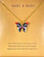 White & Black Butterfly Charm Necklace (Antitarnish-Golden)