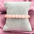 Adjustable Baby Pink Glass Beads Bracelet