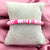 Adjustable Pink Tie-Dye Clay Beads Bracelet
