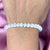 Shiny Stretchable Glass Beads Bracelet (6mm Beads)