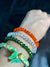 High Quality Indian Flag Colours Bracelet Combo Perfect For Dailywear 