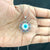 Premium Silver Evil Eye Necklace With Stainless Steel Chain