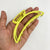 XXL High Quality Yellow Curved Shape Neon Hair Clutcher
