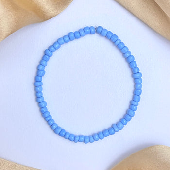 Adjustable Blue Joco Beads Bracelet