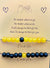 High Quality Yellow & Black Beads Couple Bracelet 