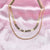 Double Layered Golden Arrow Chain Necklace