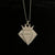 King Iced Out Hip Hop Pendant Necklace With Chain