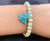 High Quality Acrylic Butterfly Pearl Bracelet