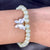 High Quality Acrylic White Butterfly Pearl Bracelet