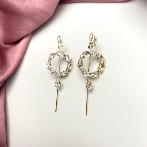 Golden Stone Studded Earcuff (D-54)
