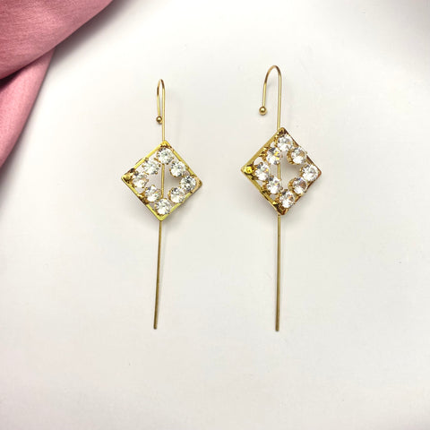 Golden Stone Studded Earcuff (D-48)