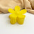 Yellow Flower Designed Hair Clutcher (D-5)