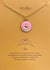 Cute Waterproof Golden Pink Donut Charm Necklace