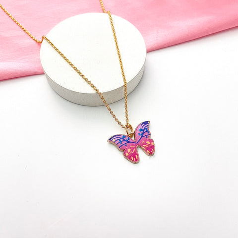 Unique Butterfly Charm Necklace (Golden)