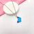 Waterproof Blue Butterfly Necklace