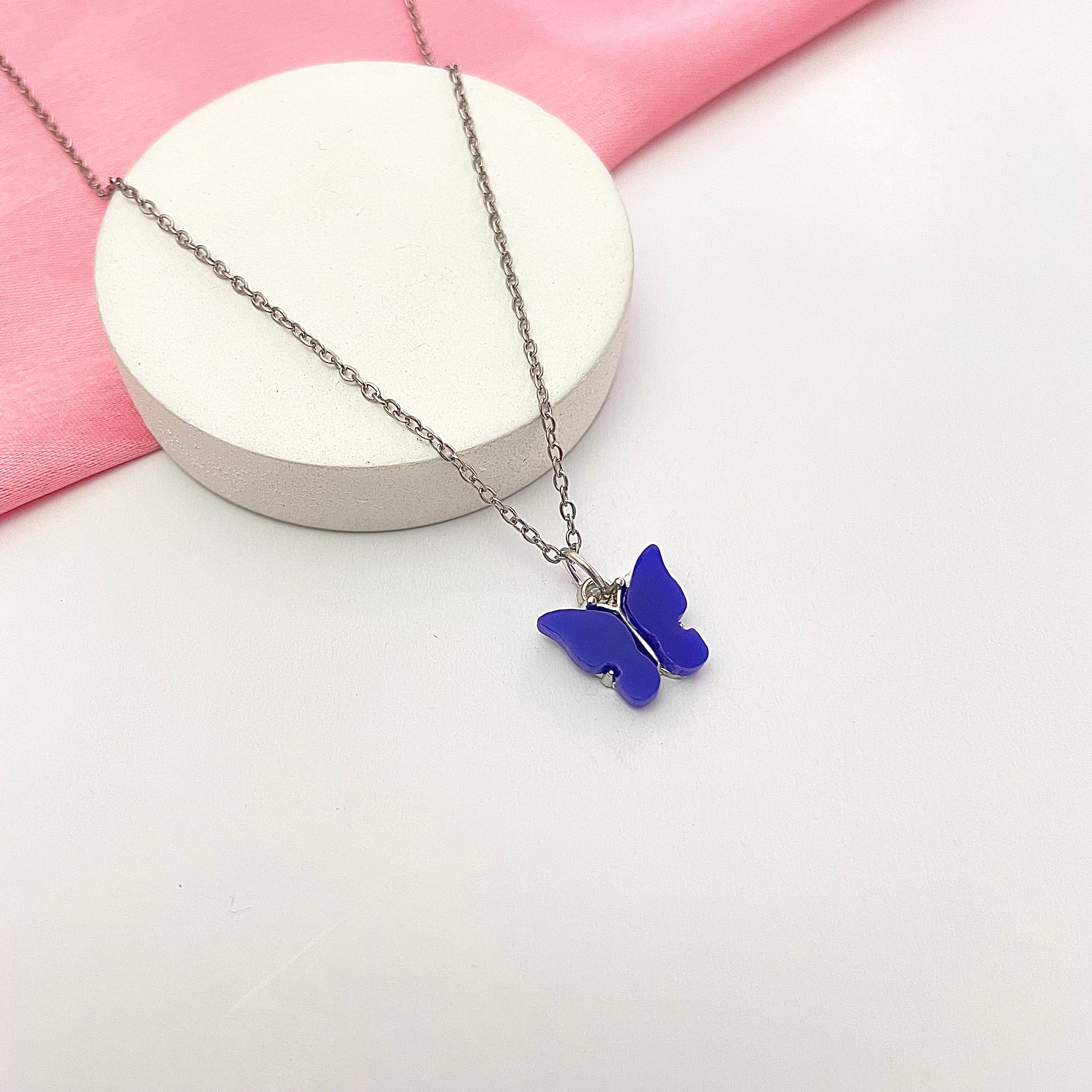Blue Flower Necklace – NOBEL Store