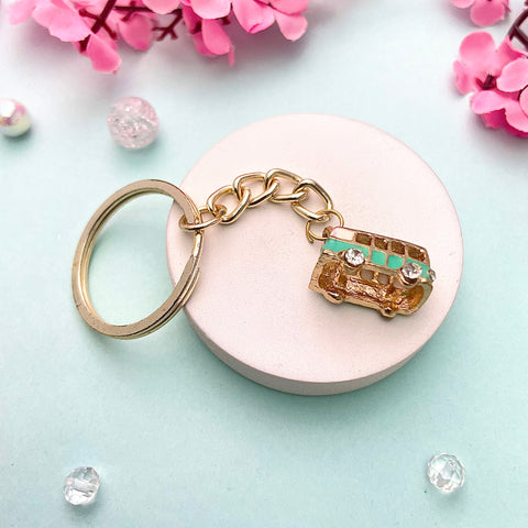 Cute Bus Charm Key Chain For Bag & Key