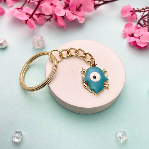 Cute Hamsa Hand Charm Key Chain For Bag & Key