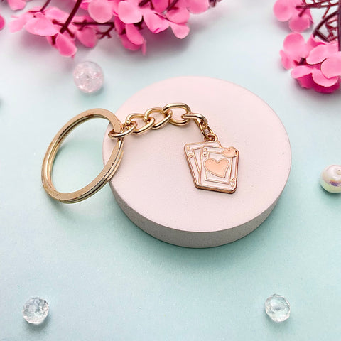 Cute Heart Charm Key Chain For Bag & Key